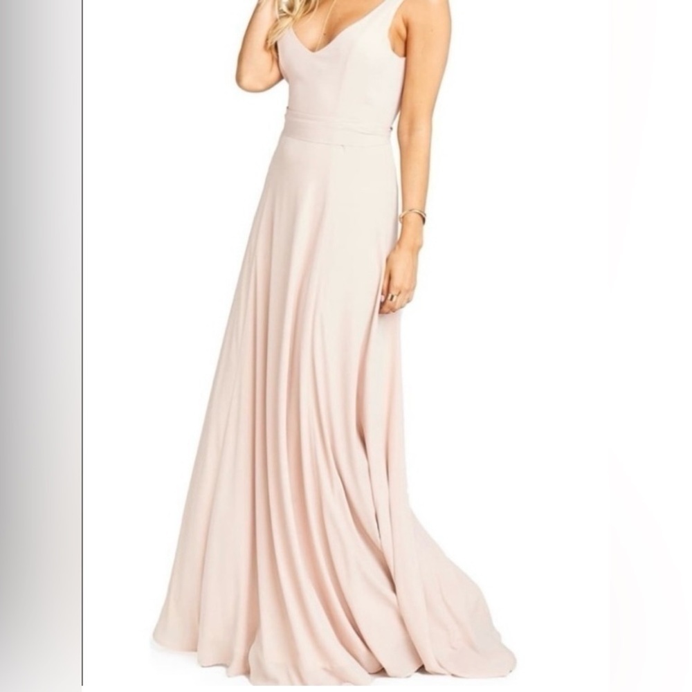 Show Me Your Mumu Jen Maxi Elegant Bridesmaid/Wedding Dusty Rose Dress Small